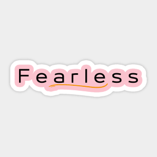 fearles person design Sticker